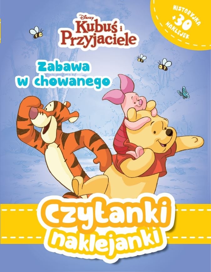 Czytanki naklejanki Zabawa w chowanego Disney Kubuś i Przyjaciele