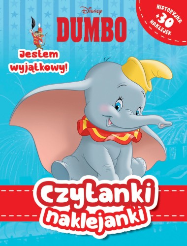 Czytanki naklejanki. Jestem wyjątkowy! Disney Dumbo