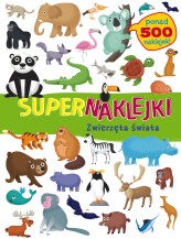 Okładka produktu praca zbiorowa - Supernaklejki: Zwierzęta świata