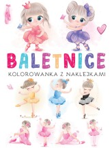 Okładka produktu praca zbiorowa - Baletnice. Kolorowanka z naklejkami