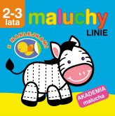 Okładka produktu Irma Pikiene - Maluchy. Linie z naklejkami. Akademia malucha 2-3 lata