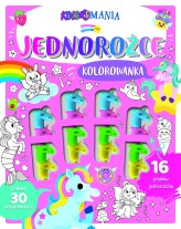 Okładka produktu Pamela Barbieri (ilustr.), praca zbiorowa - Koloromania. Jednorożce. Kolorowanka