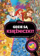 Okładka produktu  - Gdzie są księżniczki? Szukaj i znajdź. Disney