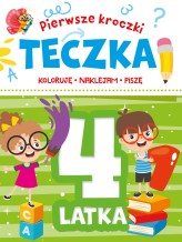 Okładka produktu praca zbiorowa - Pierwsze kroczki. Teczka 4-latka