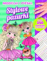 Okładka produktu praca zbiorowa - Stylowe pazurki. Modelki i pieski