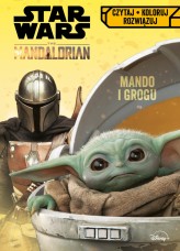 Okładka produktu - Czytaj, koloruj, rozwiązuj. Mando i Grogu. Star Wars The Mandalorian