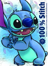 Okładka produktu Aurelia Bertrand (ilustr.) - 100% Stitch. Mandale, iluzje optyczne, scenki do kolorowania. Art therapy. Disney