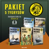 Okładka produktu praca zbiorowa - Pakiet Zółte Tygrysy - Operacja Lew Morski,Zmierzch gigantów,Duchy dżungli,Wilcze stada,Na kursie wolność