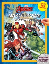 Okładka produktu Erika White, Ewa Tarnowska (tłum.) - Naklejkowe wyzwania. Marvel Avengers