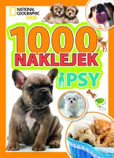 Okładka produktu praca zbiorowa - 1000 naklejek. Psy. National Geographic Kids