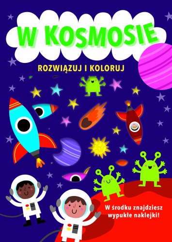 Rozwiązuj i koloruj. W kosmosie