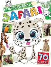 Okładka produktu praca zbiorowa - Kolorowanka Safari