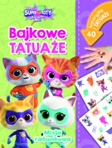 Okładka produktu Ilona Siwak - Misja ratunkowa. Bajkowe tatuaże. Disney Junior Superkoty Puszysta Moc