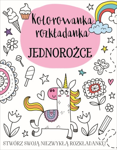 [OUTLET] Kolorowanka rozkładanka. Jednorożce