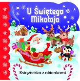 Okładka produktu Francesco Zito (ilustr.), Holly Berry-Byrd - U Świętego Mikołaja. Książeczka z okienkami
