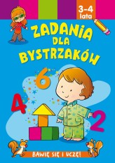 Okładka produktu Jesus Lopez (ilustr.) - Zadania dla bystrzaków 3-4 lata