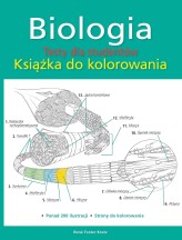 Okładka produktu praca zbiorowa - Biologia. Testy dla studentów. Książka do kolorowania