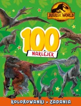 Okładka produktu praca zbiorowa - 100 naklejek. Jurassic World Dominion