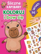 Okładka produktu Izabella Sieńko-Holewa - Koloruj i baw się. 50 tatuaży. Śliczne kapibary