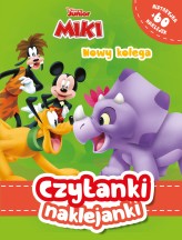 Okładka produktu praca zbiorowa - Czytanki naklejanki. Nowy kolega. Disney Junior Miki