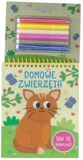 Okładka produktu praca zbiorowa - [OUTLET] Baw się kolorami! Domowe zwierzęta