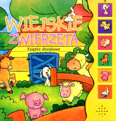 Wiejskie zwierzęta. Książka dźwiękowa