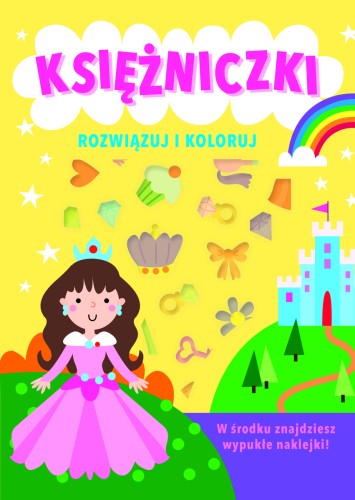 Rozwiązuj i koloruj. Księżniczki