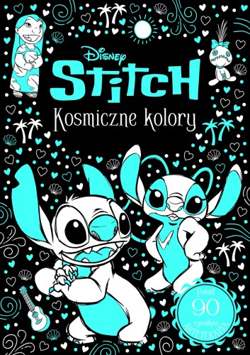 Arteterapia. Kosmiczne kolory. Disney Stitch