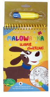 Okładka produktu praca zbiorowa - Moja wodna malowanka. Słodkie zwierzaki