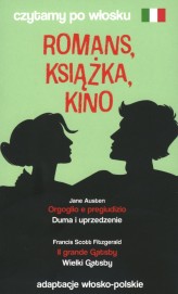 Okładka produktu Jane Austen, Francis Scott Fitzgerald - Romans, książka, kino. Czytamy po włosku
