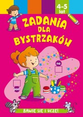 Okładka produktu Jesus Lopez (ilustr.) - Zadania dla bystrzaków 4-5 lat