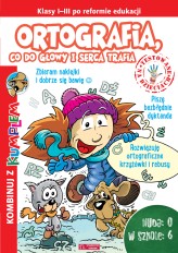 Okładka produktu praca zbiorowa - Kombinuj z Kumplem. Ortografia, co do głowy i serca trafia