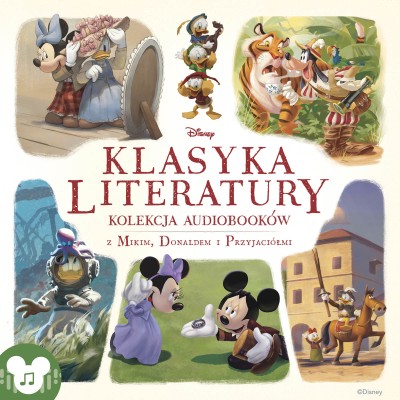 Disney. Klasyka Literatury. Kolekcja audiobooków z Mikim, Donaldem i przyjaciółmi