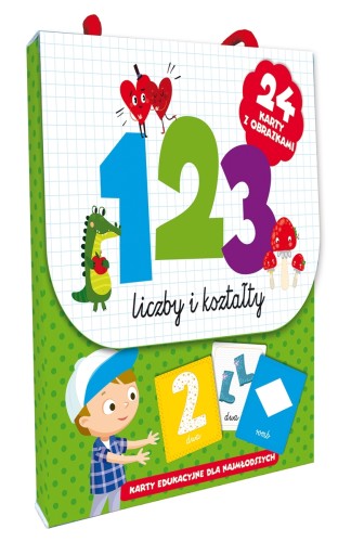 123 Liczby i kształty. Karty edukacyjne dla najmłodszych