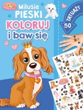 Okładka produktu Izabella Sieńko-Holewa - Koloruj i baw się. 50 tatuaży. Milusie pieski