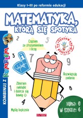 Okładka produktu praca zbiorowa - Kombinuj z Kumplem. Matematyka, którą się spotyka