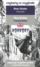 Okładka produktu Mary Shelley, Bram Stoker - Horrory. Czytamy w oryginale