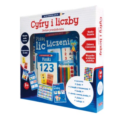 Moje pierwsze lekcje: Cyfry i liczby. Zestaw przedszkolaka