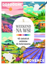 Okładka produktu praca zbiorowa - Art therapy. Kolorowanka antystresowa. Weekend na wsi. 40 sielskich widoków do kolorowania