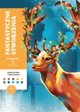 Okładka produktu Sandrine Fourrier (ilustr.) - Art therapy. Kolorowanka antystresowa. Fantastyczne stworzenia. Zagadkowe rysunki