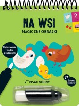 Okładka produktu Deborah van de Leijgraaf (ilustr.) - Magiczne obrazki. Na wsi. Kolorowanka wodna z zadaniami