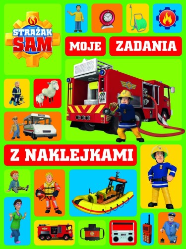 Strażak Sam. Moje zadania z naklejkami