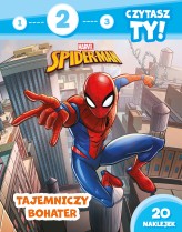 Okładka produktu Elżbieta Lekan - 1, 2, 3, czytasz ty! Poziom 2. Tajemniczy bohater.  Marvel Spider-Man