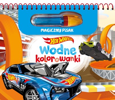 Hot Wheels. Kolorowanki wodne i magiczny pisak