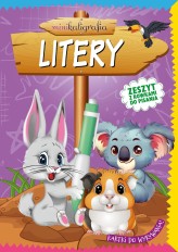 Okładka produktu praca zbiorowa - Minikaligrafia. Litery. Zeszyt z rowkami do pisania