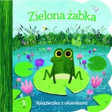 Okładka produktu Olga Demidova (ilustr.), Ginger Swift - Zielona żabka. Książeczka z okienkami