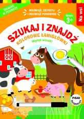 Okładka produktu praca zbiorowa - Szukaj i znajdź. Kolorowe łamigłówki. Na wsi