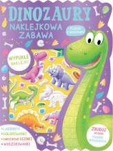 Okładka produktu Hannah Wood (ilustr.) - Dinozaury. Naklejkowa zabawa. Książka z zadaniami