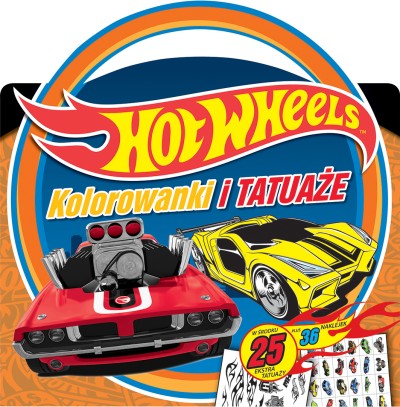 [OUTLET] Hot Wheels Kolorowanki i tatuaże 2