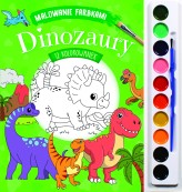 Okładka produktu Izabella Sieńko-Holewa - Malowanie farbkami. Dinozaury